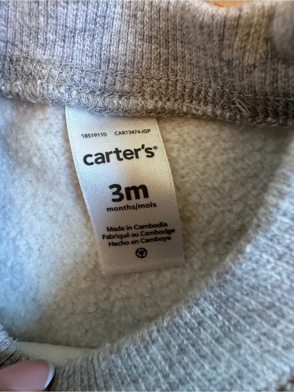 Carter's Grey 'Dad's Little Champ' Crewneck Sweatshirt with Cars